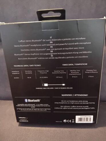 Slušalice: Bluetooth stereo slušalice sa mikrofonom – Make Sound (Cellularline) — 4