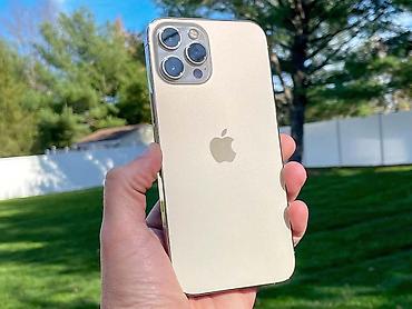 iphone pro max 17: IPhone 12 Pro Max, Б/у, 128 ГБ, Золотой, 92 % — 1