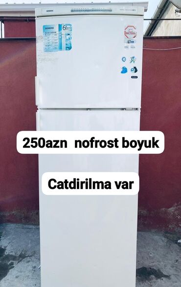 Paltaryuyan maşınlar: 2 qapılı Siemens Soyuducu Satılır, rəng - Ağ