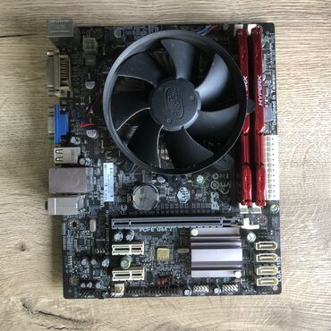 Материнские платы: Материнская плата, Б/у, LGA1155, Для ПК