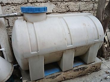 Bağ evi və bağ üçün hər şey: Plastik su çəni - Material: Qalın divarlı polietilen (UV-dayanıqlı) - — 2