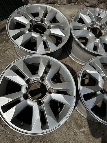 разбалтовка: Литые Диски R 17 Toyota, Комплект, отверстий - 5, Б/у — 2