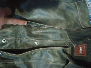 Kurtkalar: HUGO BOSS kişi dəri gödəkcə - Material: qalın, təbii dəri — 17