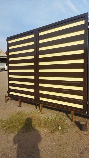 Откатные ворота: Ворота ворота навес навес ферма жана башкаларды заказ менен жазайбыз — 3