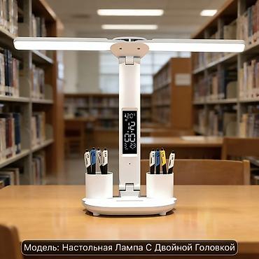 hamilton saat: İki başlı stolüstü LED lampa - Fərqli səhnələr üçün 3 işıq rəngi — 6
