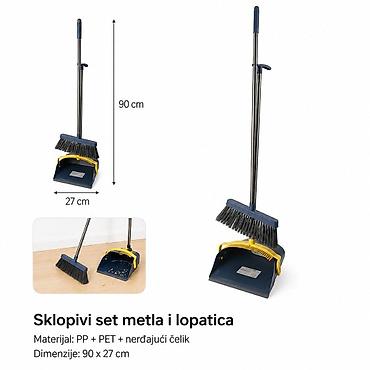 KMT Sklopivi set metle i lopatice 3213514 Opis: - Sklopivi set metle