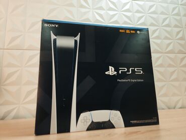 PS5 (Sony PlayStation 5): Sony PlayStation 5 Digital. 800GB Yenidir. Plombu var. Ən sərfəli