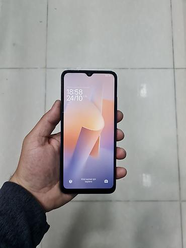 ev telefonu satilir: Redmi 12C, 128 GB, rəng - Mavi, Zəmanət — 3