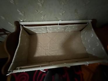 Детская мебель: Uşaq beşiyi – taxta, şkaf çekmecəli model - Material: möhkəm — 8