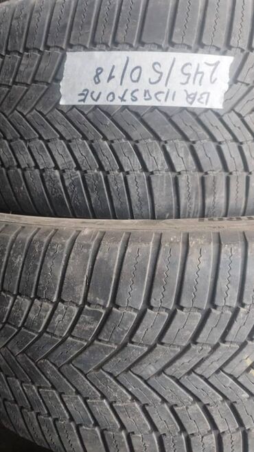 куплю резину на 18: Шины 245 / 50 / R 18, Всесезонная, Б/у, Пара, Легковые, Bridgestone