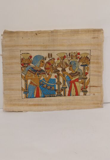 volosy na zakolkakh: Картина на папирусе