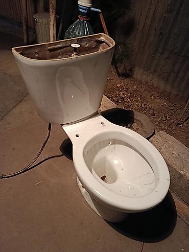 unitaz baçokları və mexanizmləri: Tualet qabı – rezervuarla birlikdə - Material: keramika, ağ rəng - — 2