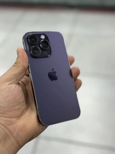 корейские телефоны: IPhone 14 Pro, Б/у, 128 ГБ, Deep Purple, 78 %