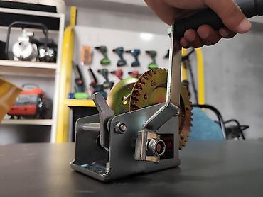 124 рычаг: Ручная лебедка с тросом HAND WINCH 1000 lbs. Описание: - Механичес,кая — 2