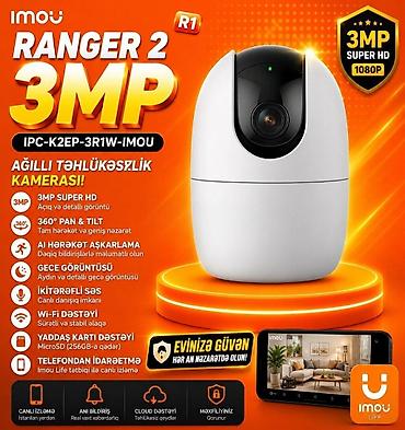 Wifi kamera 3 mp Ranger 2 R1 IPC-K2EP-3R1W-imou Ev, ofis, mağaza at lalafo.az Wifi kamera 3 mp Ranger 2 R1 IPC-K2EP-3R1W-imou Ev, ofis, mağaza