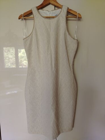 haljine za maturu: M (EU 38), color - Beige, Evening, With the straps