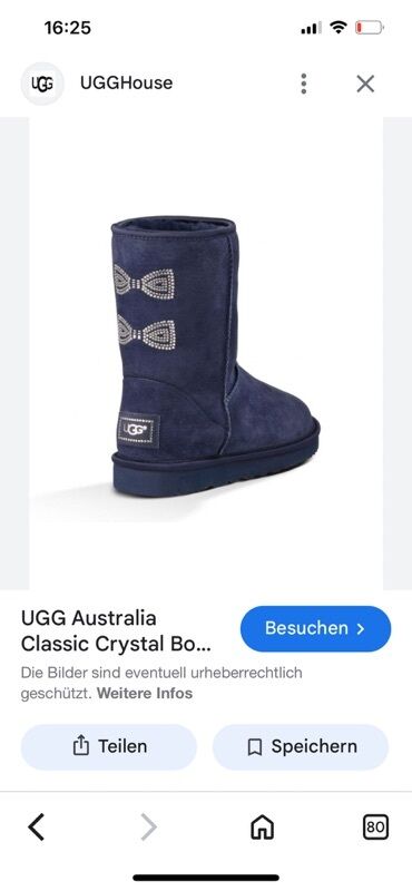 Ugg obuća: Ugg čizme, bоја - Tamnoplava, 37 — 10