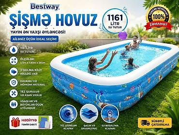 İdman və istirahət: Yeni Şişmə hovuz Bestway, 3.1 - 4 m, 1001 - 1500 l — 1