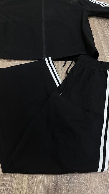 лоферы 38 размер: Мужской спортивный костюм, S, M, Adidas, Новый, цвет - Черный, Самовывоз — 2