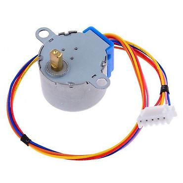 motor reduktor: 28 BYJ-48 Reduktorlu Step Motor və ULN2003A Step Motor Sürücü Kartı — 4