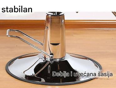 Stolice: Frizerska/barberska stolica sa hidrauličnom pumpom - Materijal — 2