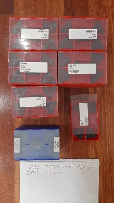 İstehsal avadanlığı: Dəzgah alətləri və kəsici lövhəciklər (freze və torna üçün) — 8