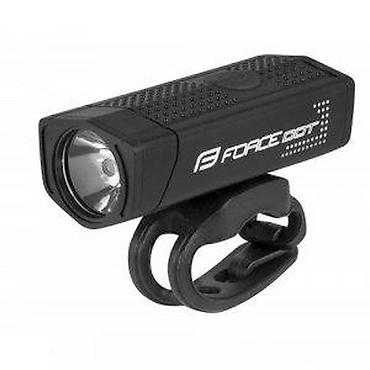 decathlon srbija: SVETLO PREDNJE FORCE DOT 300LM USB, CRNO | 1 x LED 300 LM 3 funkcije — 4