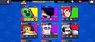 Другие игры и приставки: Игровой аккаунт Brawl Stars - Ник: Azizbey, тег клуба/профиля виден — 12