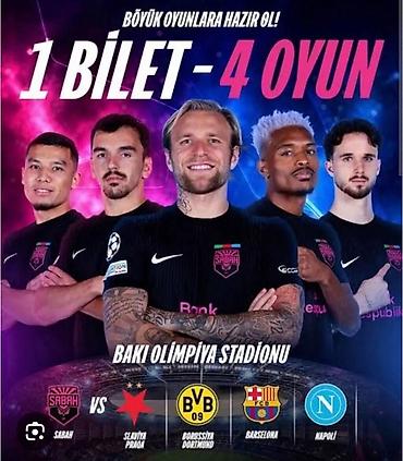 bilet qarabağ: 1bilet 45 manata yan yanada var kombo biletdi 4oyna gedmek şansi — 1
