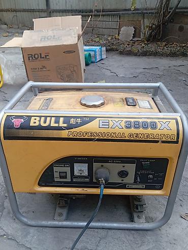 газ пилита: Бензиновый генератор BULL EX3800X (Professional Generator) - Выходное — 1