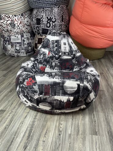 Мягкие кресла: Уютное и стильное кресло-мешок - отличное решение для вашего дома или — 11