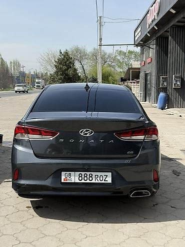 Тонировка автостекол: Hyundai Sonata, new rise 🇰🇷 седан бизнес-класса в темно-сером цвете — 4