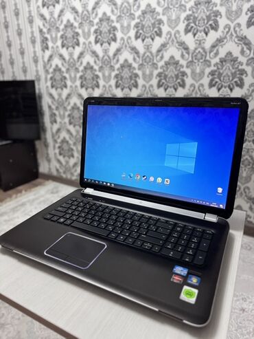 экран на компьютер: Ноутбук, HP, 8 ГБ ОЗУ, Intel Core i5, 17.3 ", Б/у, Для несложных задач, память HDD + SSD
