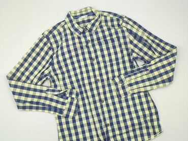 crop top na krótki rękaw: Shirt 15 years, condition - Very good, pattern - Cell, color - Blue