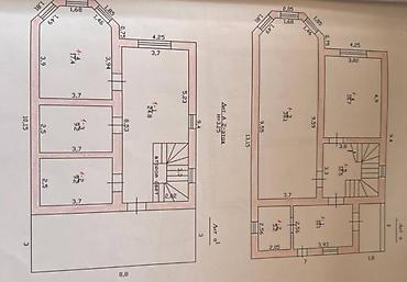 Продажа коттеджей и домов: 📍ул. Макмал 🔘4-комнаты 🔘2 этажа 🔘296,8м² Продаётся двухэтажный дом — 27
