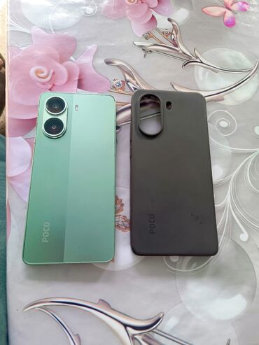 колдонулган телефондор: Poco X7 Pro, Б/у, 256 ГБ, цвет - Зеленый, 2 SIM
