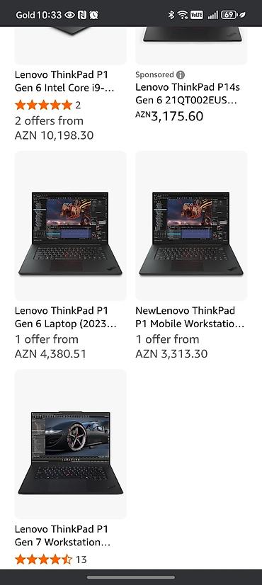 Ноутбуки и аксессуары: Б/у Lenovo ThinkPad, 16 ", Intel Core i7, 1 ТБ, Платная доставка — 2