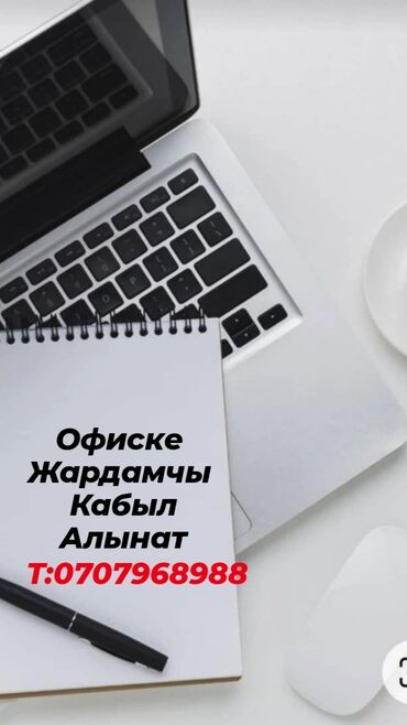 требуется работа бишкек: Офиске жетекчиге жардамчы керек. кардарларга консультация