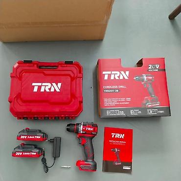 35 bit: Аккумуляторная дрель-шуруповёрт TRN TRN20V-2B, 20V. Комплект — 1