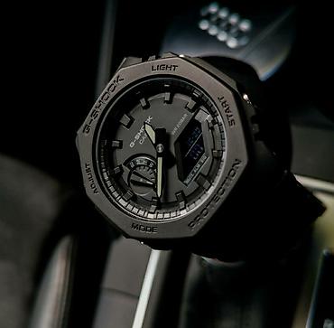 Классические часы: G-shock ga-2100 ___ функции : секундомер, будильник, мировое время — 3