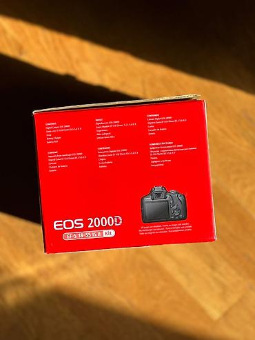 lk 007 kamera: Canon EOS 2000D Kit (Obyektivlə birgə) + 128GB Yaddaş Kartı Hədiyyə! — 7