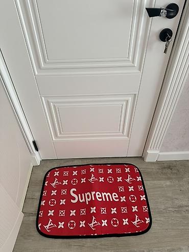desmallar: Supreme qırmızı hamam seti - Dəst tərkibi: - Supreme loqolu bornoz — 6