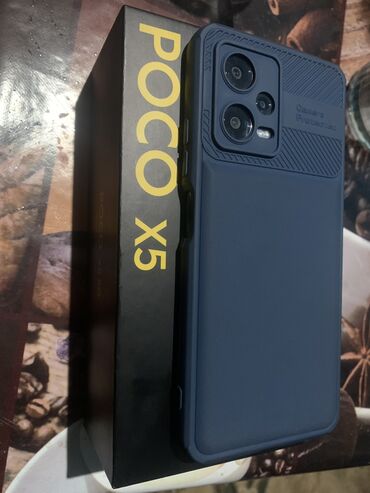 pocophone f1: Poco X5 5G, Б/у, 256 ГБ, цвет - Синий, 2 SIM