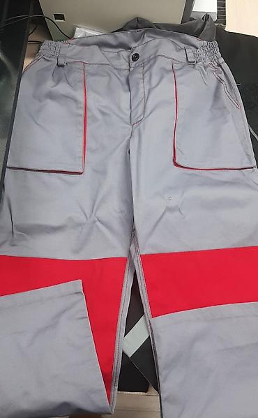 Спецодежда: Костюм рабочий (куртка + брюки), серый с контрастными вставками — 4