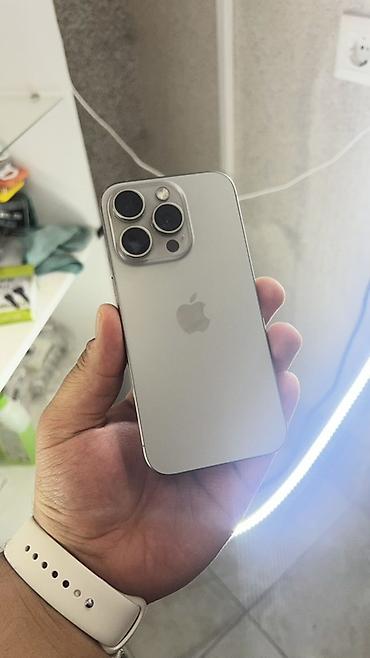 Мобильные телефоны и аксессуары: IPhone 15 Pro, 128 ГБ, цвет Natural Titanium (натуральный) состояние — 1