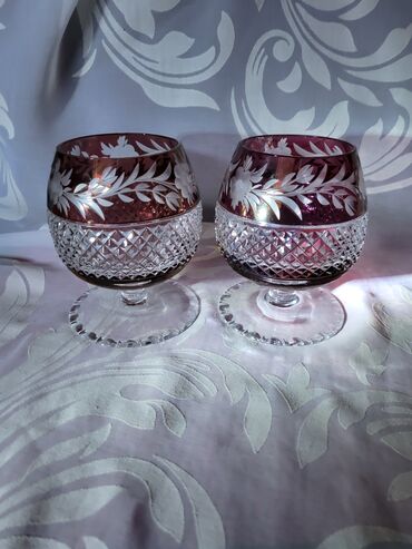 Čaše: Case nove kristal,rucni rad,Ebeling - Reuss. Case za dvoje za — 3