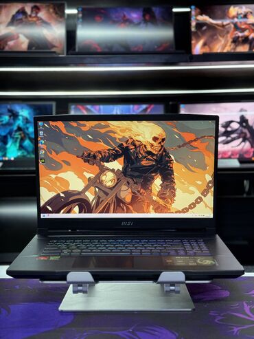 кампютери: Ноутбук, MSI, 16 ГБ ОЗУ, AMD Ryzen 9, 17.3 ", Для работы, учебы, память NVMe SSD
