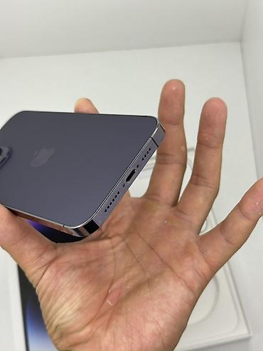 комбо 3 в 1: IPhone 14 Pro Max, Б/у, 256 ГБ, Deep Purple, Коробка, 79 % — 7