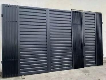 Распашные ворота: Ворота на заказ. Изготовление металлических ворот и калиток по — 5