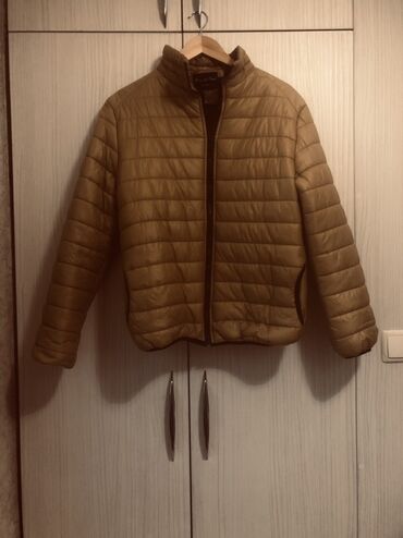 весенняя мужская верхняя одежда: Yüngül şişmə jaket – qadın/kişi üçün universal model. - Rəng
